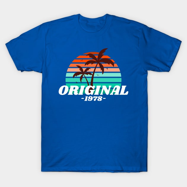 Original 1978 Palm Trees T-Shirt by Green Zen Culture